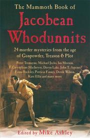 Front cover of The Mammoth Book of Jacobean Whodunnits by Michael Ashley