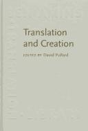 Cover of Translation and Creation by David E. Pollard