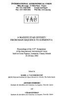 Front cover of A massive star odyssey by International Astronomical Union. Symposium
