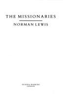 Cover of The missionaries by Norman Lewis
