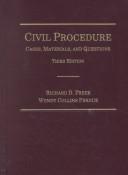 Cover of Civil procedure by Richard D. Freer