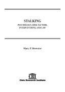 Front cover of Stalking Stalking by Mary P. Brewster