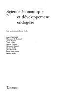 Front cover of Science économique et développement endogène by A. A. Belal