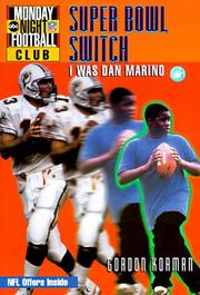 Cover of Super Bowl Switch by Gordon Korman