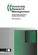 Front cover of University Research Management: by Ellen Hazelkorn