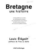 Front cover of Bretagne, une histoire by Louis Elégoët