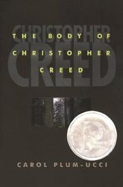 Front cover of The body of Christopher Creed by Carol Plum-Ucci