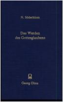 Front cover of Das werden des gottesglaubens by Nathan Söderblom