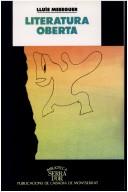 Front cover of Literatura oberta by Lluís Meseguer i Pallarés