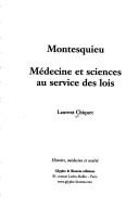 Cover of Montesquieu by Laurent Chiquet