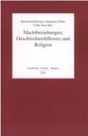 Front cover of Machtbeziehungen, Geschlechterdifferenz und Religion by Würzburger Graduiertenkolleg. Symposium