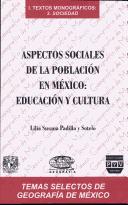 Front cover of Aspectos sociales de la población en México by Lilia Susana Padilla y Sotelo