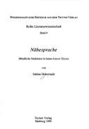 Front cover of Nähesprache by Sabine Habermalz