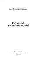 Front cover of Poéticas del modernismo español by Rosa Fernández Urtasun
