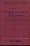 Cover of Wahrheit, Referenz und Realismus by Richard Schantz