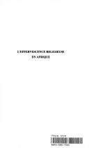 Front cover of L'effervescence religieuse en Afrique by Yvan Droz