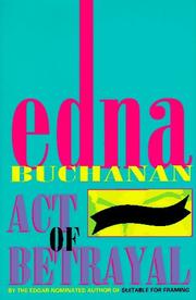 Front cover of Act of betrayal by Edna Buchanan