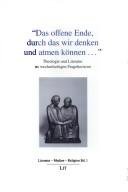 Front cover of "Das offene Ende, durch das wir denken und atmen können..." by Konrad Hilpert