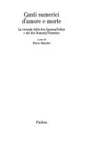 Cover of Canti sumerici d'amore e morte by P. Mander