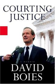 Cover of Courting justice by David Boies