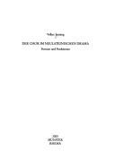 Front cover of Der Chor im neulateinischen Drama by Volker Janning
