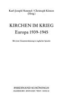 Front cover of Kirchen im Krieg by Karl-Joseph Hummel