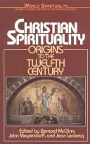 Front cover of Christian spirituality by Bernard McGinn