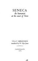 Cover of Seneca, humanisten ved Neros hof by Villy Sørensen
