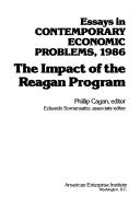 Cover of Essays in Contemporary Economic Problems, 1986 by Phillip Cagan