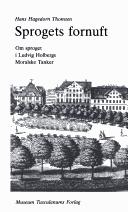 Front cover of Sprogets fornuft by Hans Hagedorn Thomsen