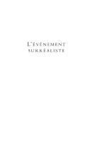 Cover of L' événement surréaliste by Vincent Bounoure