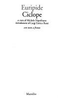 Cover of Ciclope by Euripides