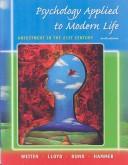 Front cover of Psychology applied to modern life by Wayne Weiten