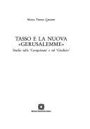 Front cover of Tasso e la nuova Gerusalemme by Maria Teresa Girardi