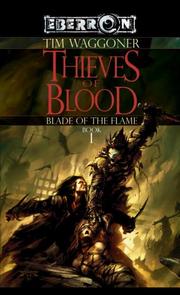 Front cover of The Thieves of Blood by Tim Waggoner