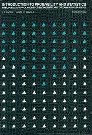 Cover of Introduction to Probability and Statistics by J. Susan Milton