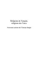 Cover of Religions de Turquie, religions des Turcs by Samim Akgönül