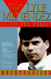 Front cover of The private diary of Lyle Menendez by Lyle Menendez