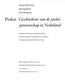 Cover of Pinkas ha-kehilot by Jozeph Michman