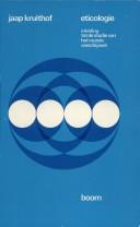 Cover of Eticologie by Jaap Kruithof