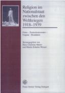 Cover of Religion im Nationalstaat zwischen den Weltkriegen 1918-1939 by Hans-Christian Maner