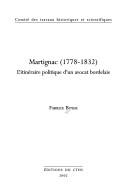 Front cover of Martignac (1778-1832) by Fabrice Boyer