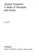 Front cover of Alcohol treatment by J. Keene