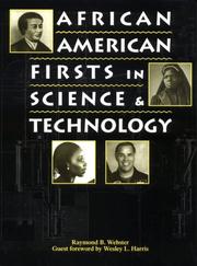 Front cover of African American Firsts in Science & Technology by Raymond B. Webster
