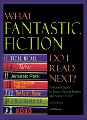 Front cover of What Fantastic Fiction Do I Read Next? by Neil Barron