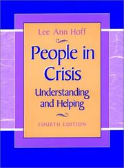 Cover of People in crisis by Lee Ann Hoff