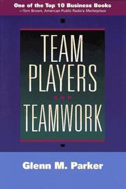 Cover of Team players and teamwork by Parker, Glenn M.