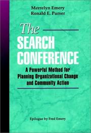 Cover of The search conference by Merrelyn Emery