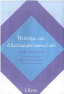Front cover of Das Problem des ethischen Fortschritts in Senecas Briefen by Matthias Hengelbrock