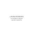 Front cover of L' école en France by Aziz Jellab